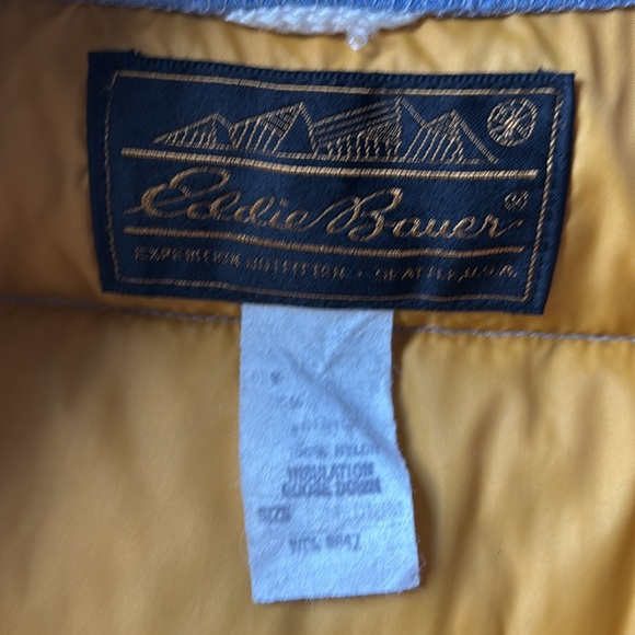 VTG 70’s Eddie Bauer Down Puffer Goose Down Insulated Quilted Vest Medium - Picture 4 of 9
